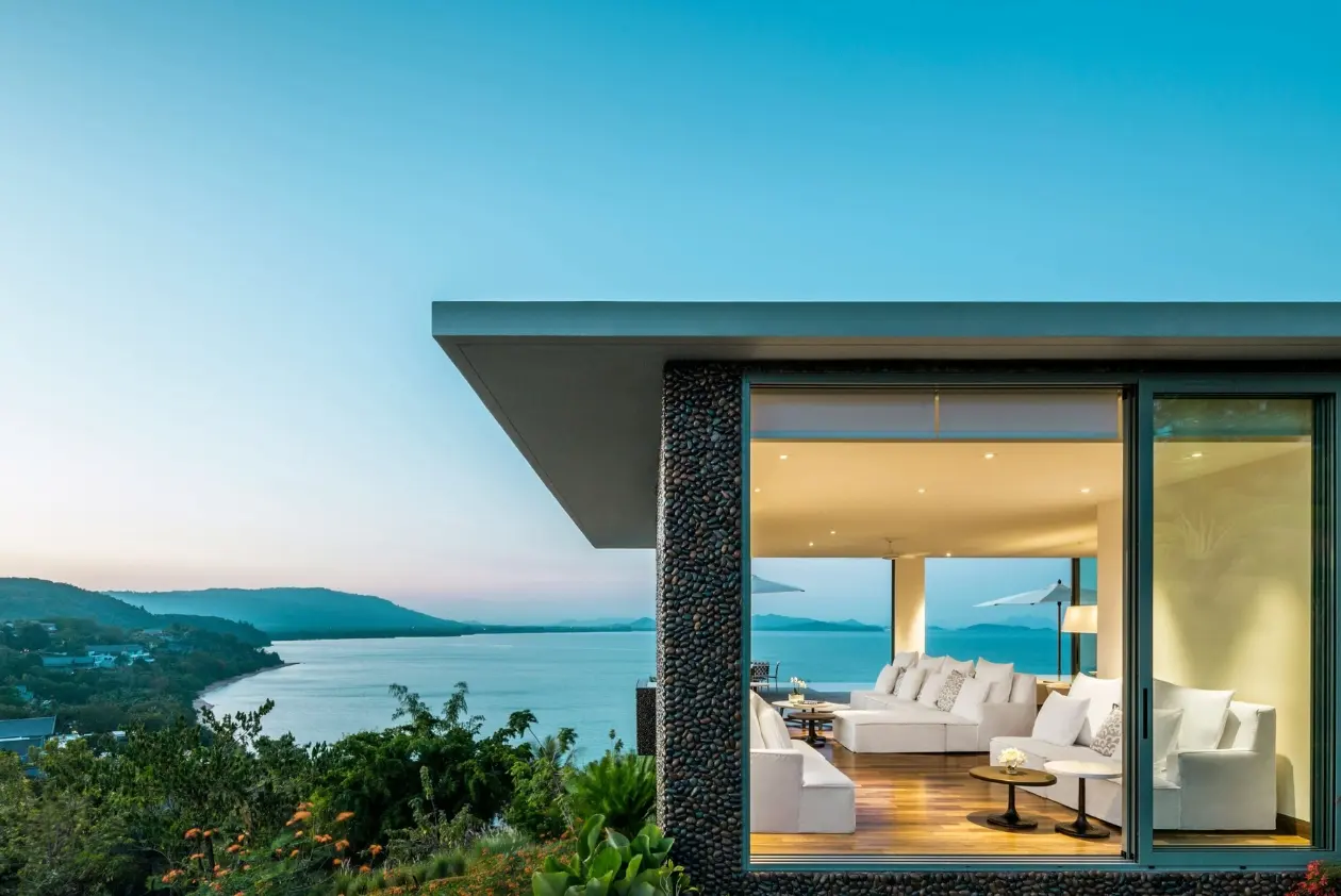 Luxury beachfront property in Phuket overlooking the Andaman Sea